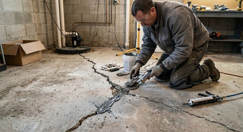 Cracked Basement Floor Repair in Fort Lauderdale, FL