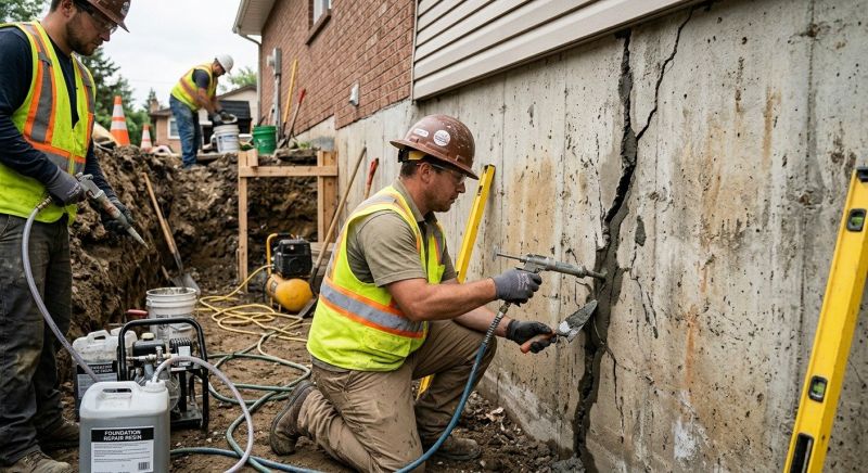 Cracked Foundation Repair in Boca Raton, FL