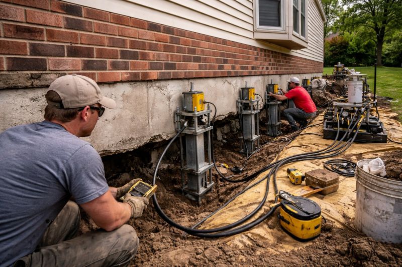 Settling Foundation Service in Pompano Beach, FL