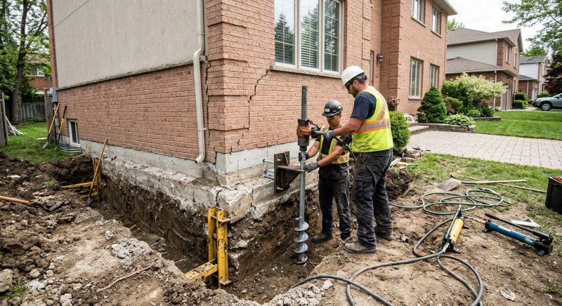 Sinking Foundation Repair in Broward County, FL