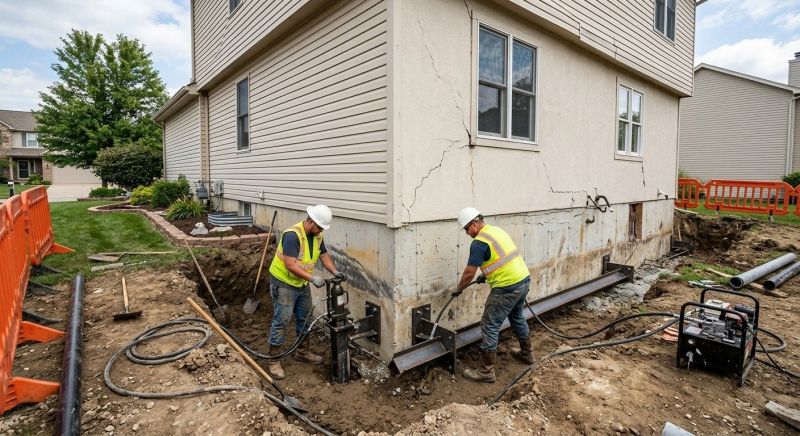 Sinking Foundation Repair in Hialeah, FL